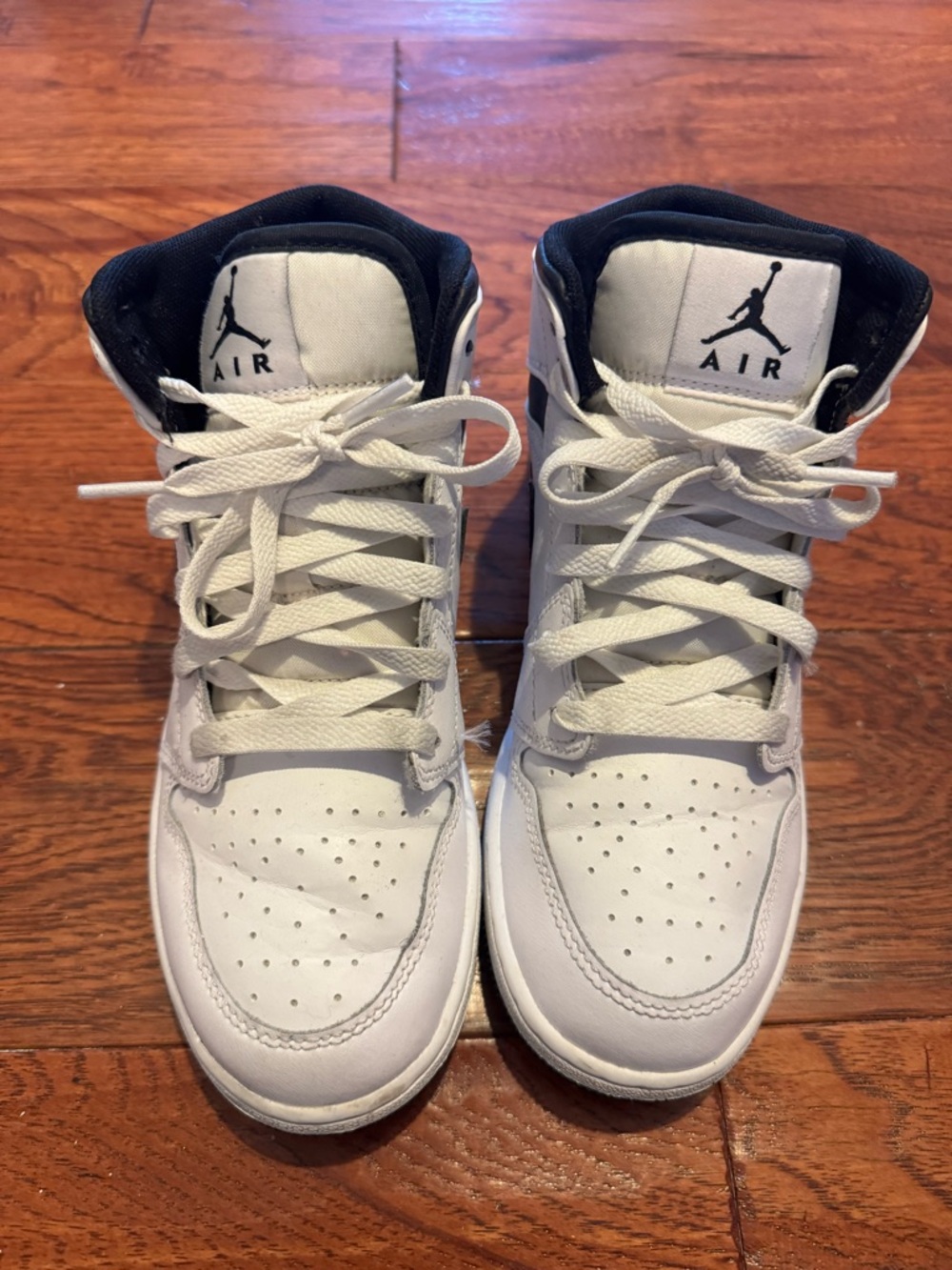 Nike Air Jordan High Top Sneakers White Black